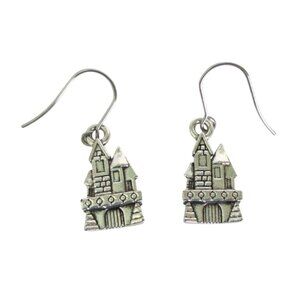 New Castle Dangle Pierced Earrings Stainless Hooks - Princess  Jewelry Gift